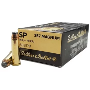 Sellier & Bellot .357 Magnum SP 158gr Ammunition