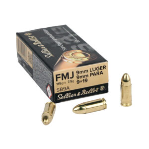 Sellier & Bellot 9mm Luger FMJ 115gr Ammunition